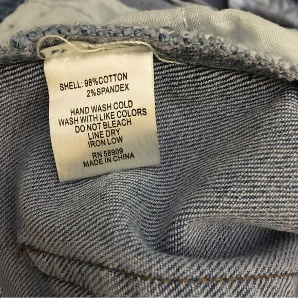 Gianni Bini Blue Wide Flared Jeans Size Large - Picture 8 of 8